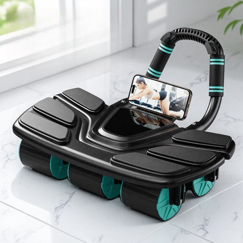 Ab Roller Wheel With Elbow Support - عجلة تمارين البطن سداسية العجلات مع