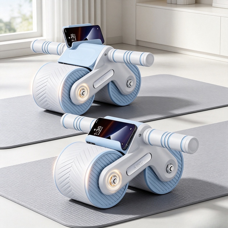 عجلة تمارين البطن ذات العجلتين - مراجعة Ab Roller Wheel With Elbow Support وسعره