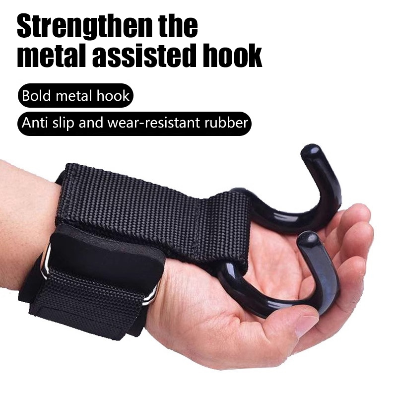 【F】قطعتان من خطافات رفع الأثقا - مراجعة Wrist Wraps Weightlifting Support وسعره